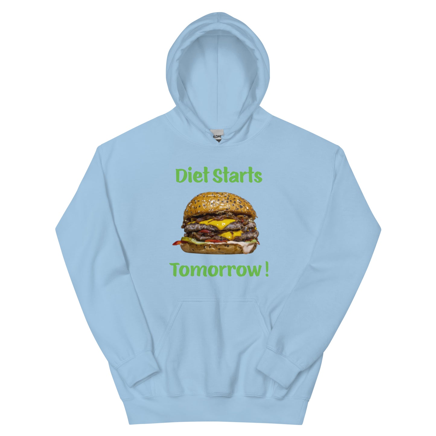 Diet Starts Tomorrow Woman's Hoodie