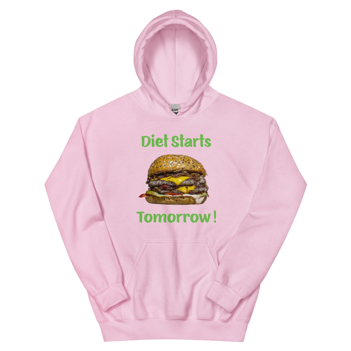 Diet Starts Tomorrow Woman's Hoodie