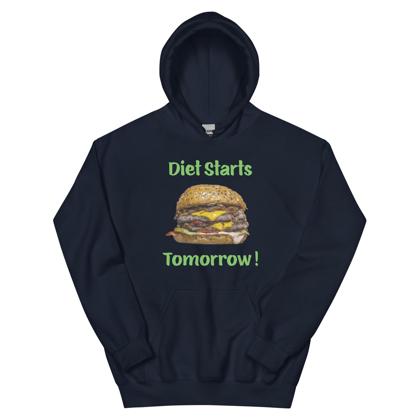 Diet Starts Tomorrow Woman's Hoodie