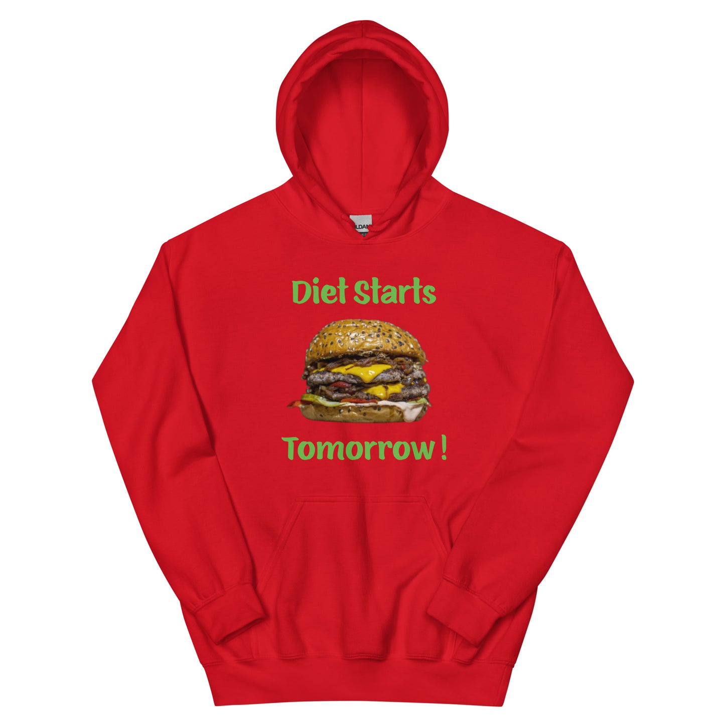 Diet Starts Tomorrow Woman's Hoodie