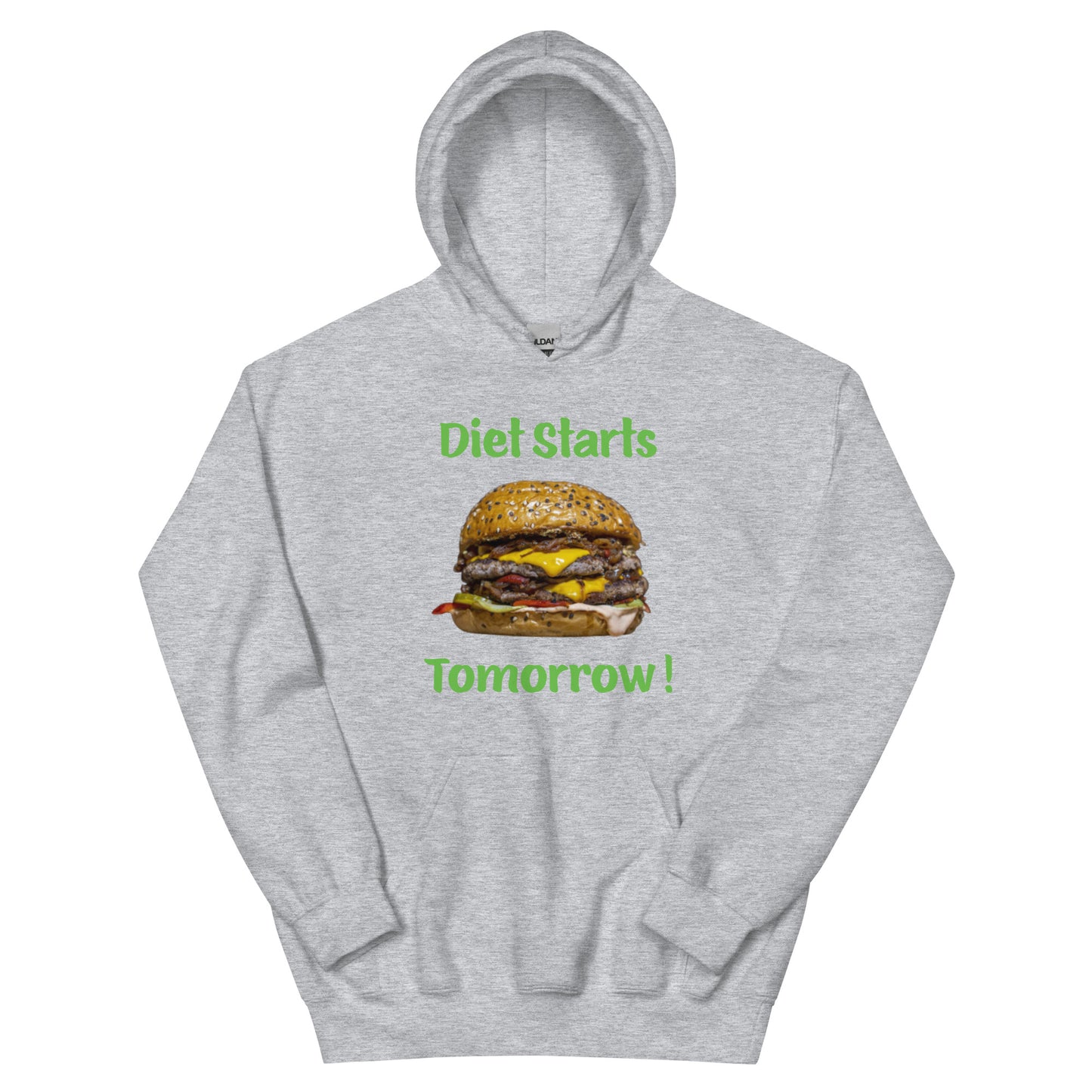 Diet Starts Tomorrow Woman's Hoodie