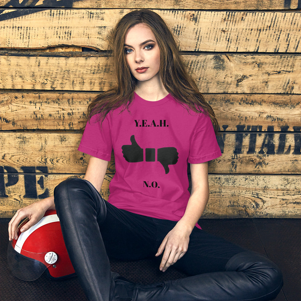 YEAH NO Womans T-shirt