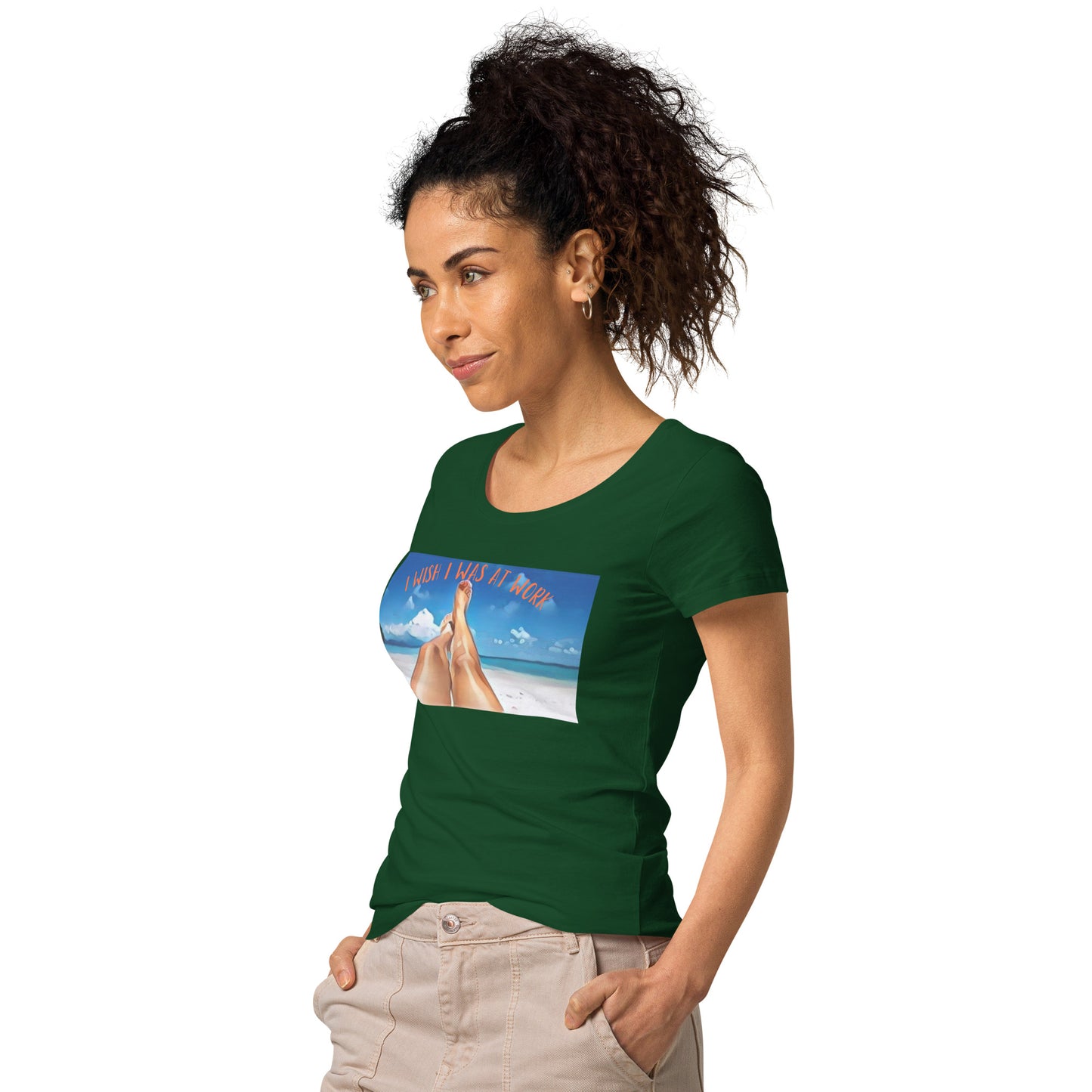 I wish I was at work Women's T-shirt